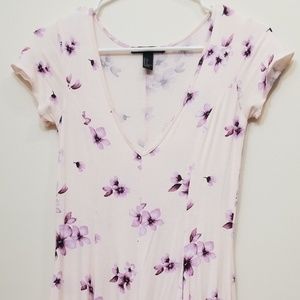 Pink floral dress size small